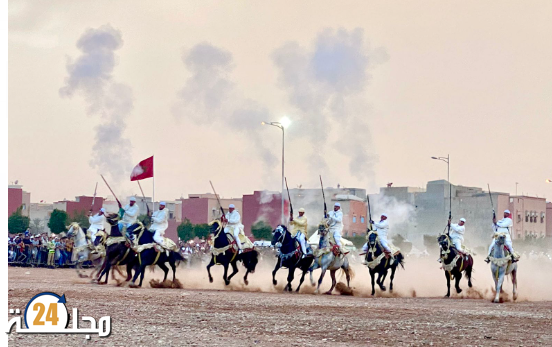 تيزنيت على إيقاع التبوريدة ضمن مهرجان تيميزار للفضة.