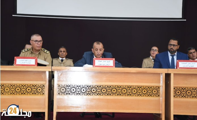 عامل عمالة إنزكان أيت ملول يترأس حفل تنصيب السادة رجال السلطة الجدد