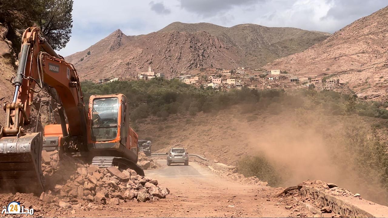 زلزال الحوز.. تسجيل انسيابية في حركة السير بالطرق المتضررة بإقليم شيشاوة