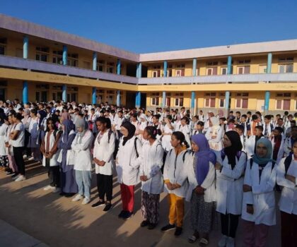 بمختلف المؤسسات التعليمية..قراءة الفاتحة على أرواح ضحايا الزلزال