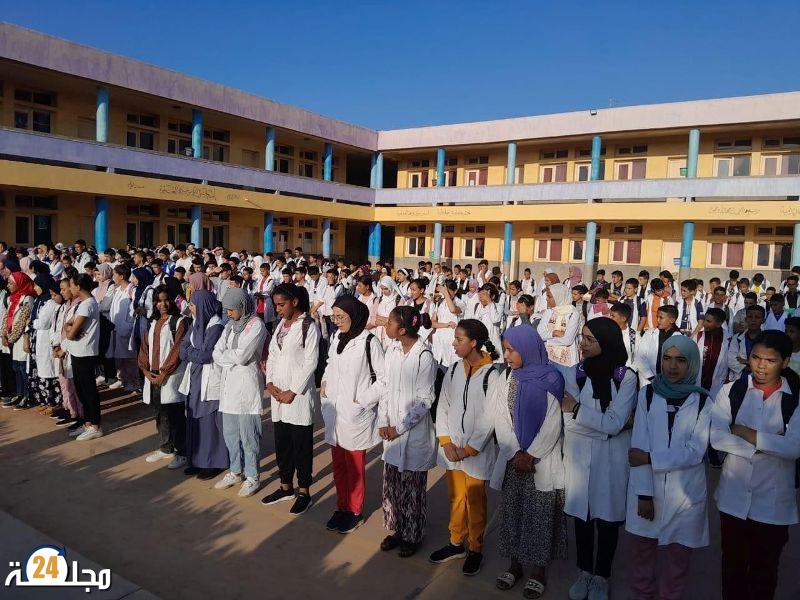 بمختلف المؤسسات التعليمية..قراءة الفاتحة على أرواح ضحايا الزلزال