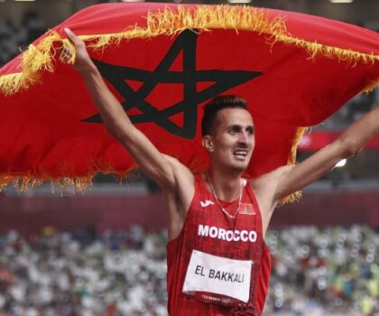 البقالي يحتل المركز الأول في سباق 3000 متر موانع بالدوري الماسي