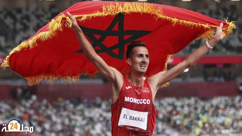 البقالي يحتل المركز الأول في سباق 3000 متر موانع بالدوري الماسي