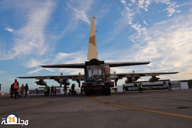 بتعليمات ملكية سامية.. ارسال طائرتان محملتان بالمساعدات الانسانية الى الشعب الفلسطيني