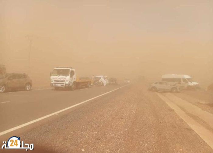 تحذير.. الطرق السيارة بالمغرب تدعو المواطنين إلى تجنب التنقل بين وجدة وفاس بسبب العاصفة