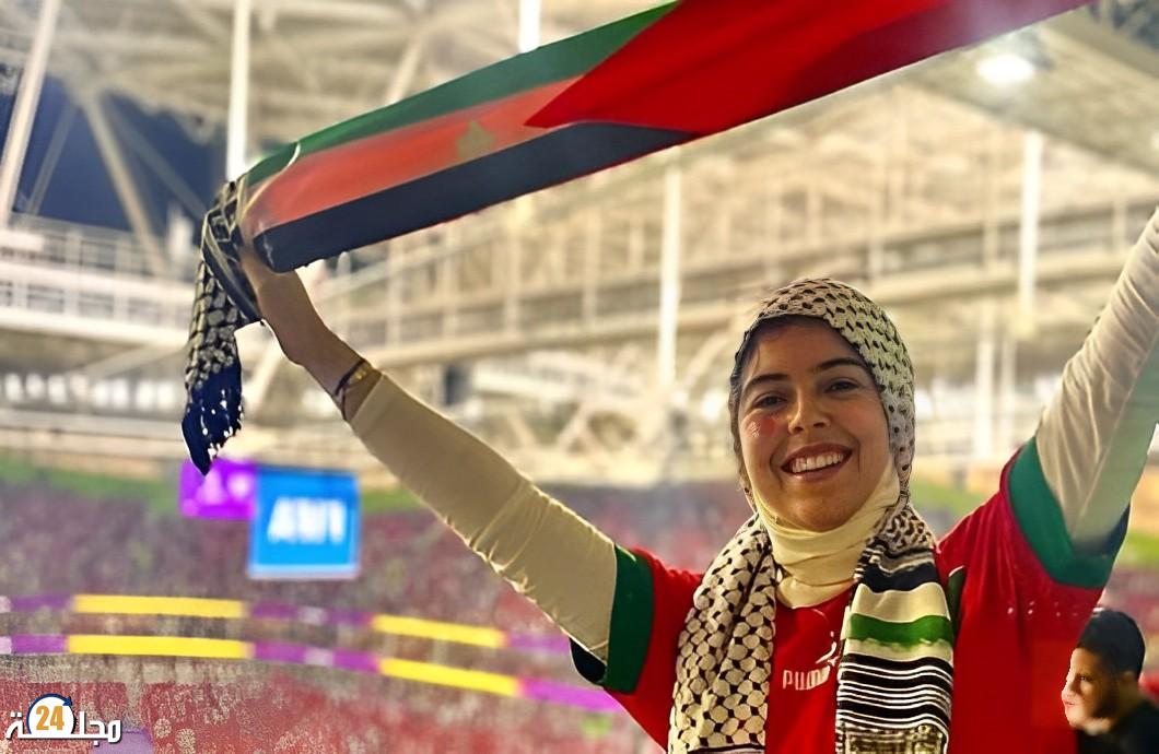 ولاية الأمن توضح بشأن “منع” سيدة تحمل الكوفية الفلسطينية من ولوج ملعب مباراة الوداد والترجي