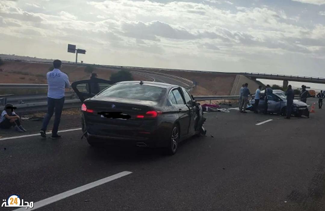 حادثة سير مميتة .. مصرع 4 أشخاص و إصابة 5 آخرين على الطريق السيار قرب خريبكة