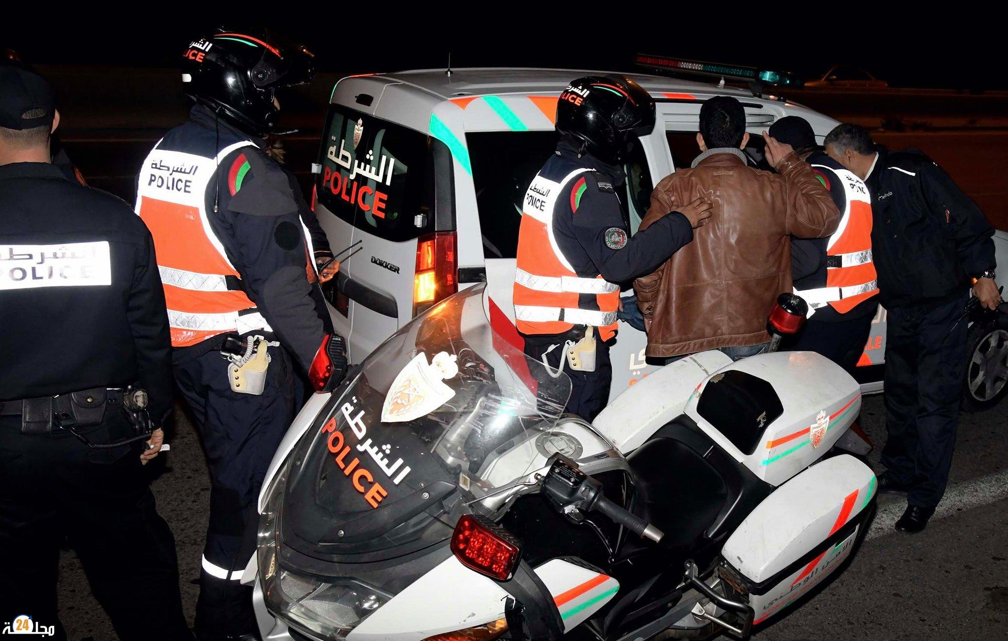 إصابة موقوف بجروح بليغة بعد محاولته الفرار من الشرطة بالهراويين