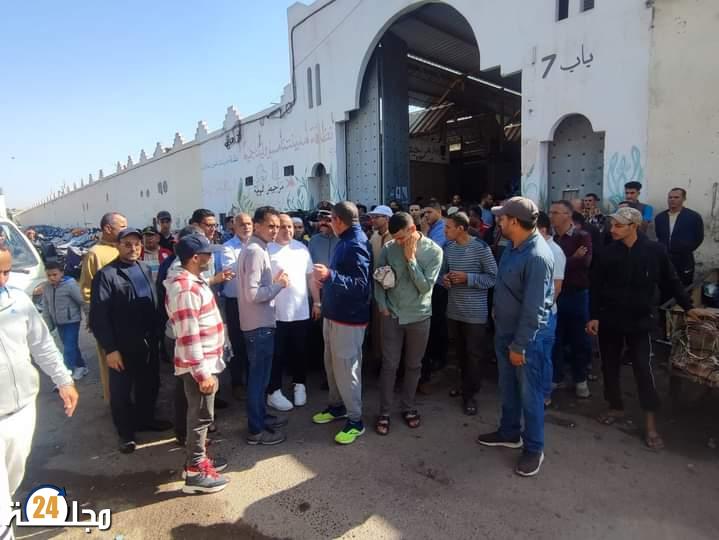 رئيس جماعة إنزكان يقوم بزيارة تفقدية لسوق الثلاثاء