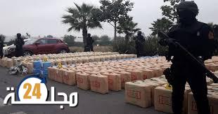 إجهاض عملية للتهريب الدولي لشحنة من المخدرات تفوق طنين  من مخدر “الشيرا” 