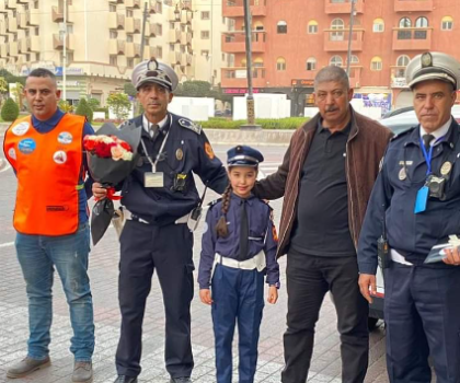 العيون…. صورة معبرة لشرطي اليوم و مشروع شرطي الغد