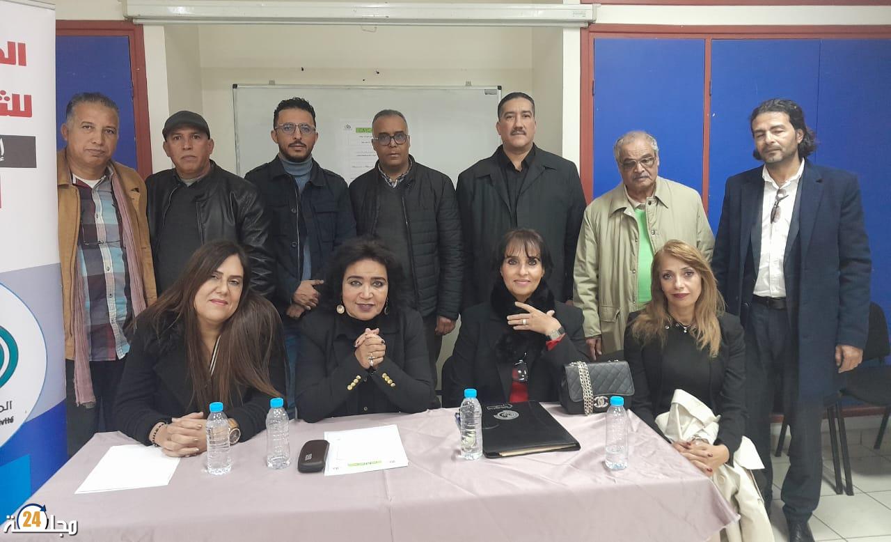 الشاعرة فاطمة بصور رئيسة للمركز المغربي للثقافة والإبداع فرع الدار البيضاء