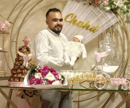 تهنئة بمناسبة ازدياد مولودة جديدة للسيد ”محمد العاقل”