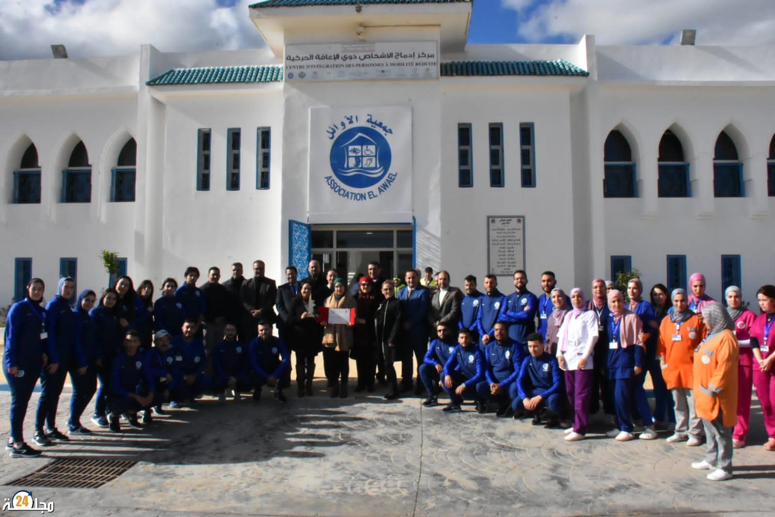 عامل عمالة المضيق والفنيدق يقوم بزيارة تفقدية لجمعية الأوائل