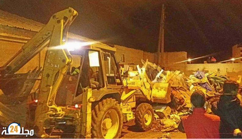 سلطات المضيق الفنيدق تشن حملة واسعة لتحرير الملك العمومي