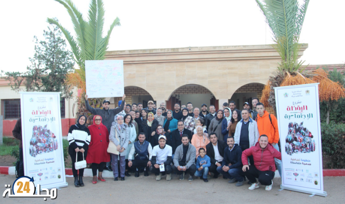 إقليم خريبكة: تنيم يوم تواصلي حول مشروع خلية اليقظة الاجتماعية والحصيلة 17500 حالة تدخل