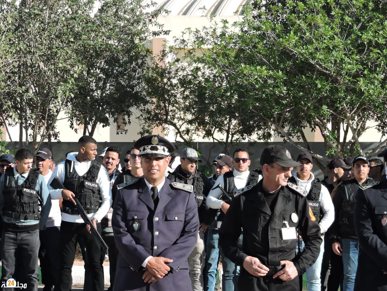 العيون…. والي أمن العيون يشرف على الترتيبات الأمنية برسالة من المدير العام للأمن الوطني بمناسبة السنة الميلادية الجديدة