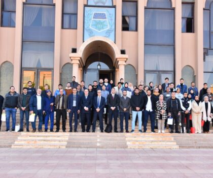 مهندسين بالمدرسة الحسنية للأشغال العمومية يقومون بزيارة ورش الطريق السريع تزنيت الداخلة
