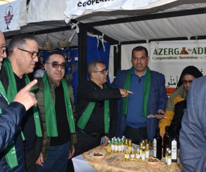 ختام المعرض التضامني للمنتوجات المجالية المنظم بطنجة بحضور رؤساء المجالس المنتخبة بإقليم تيزنيت