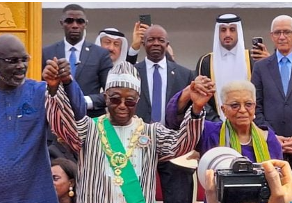 رئيس مجلس النواب يمثل جلالة الملك في حفل تنصيب رئيس ليبيريا المنتخب جوزيف بواكاي