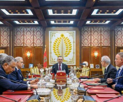 بركة يقدم بين يدي جلالة الملك مخطط عمل استعجالي حول إشكالية الماء