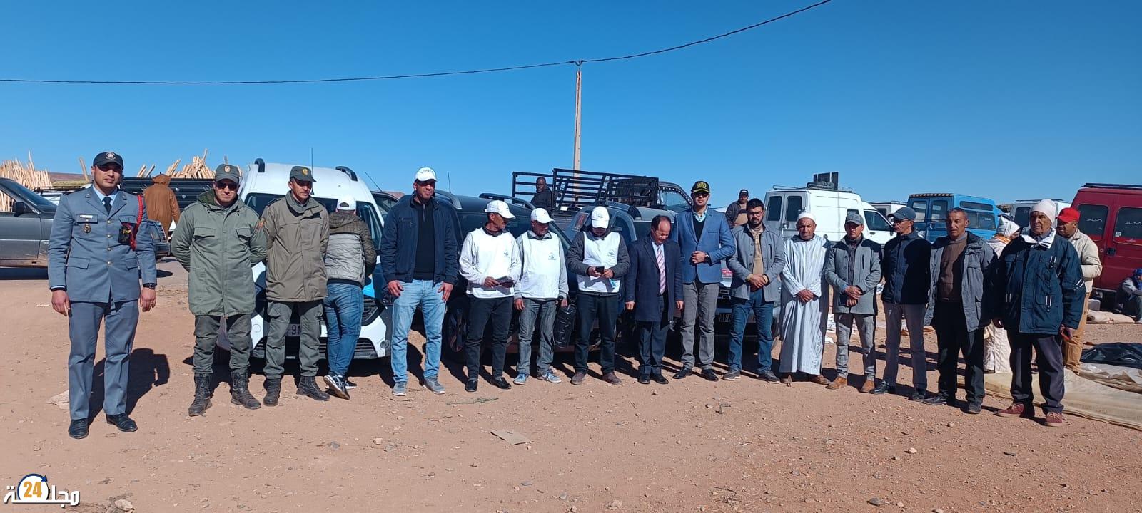 ميدلت….. السلطات المحلية بجماعة بومية تنظم حملة تحسيسية حول أهمية ترشيد إستهلاك المياه