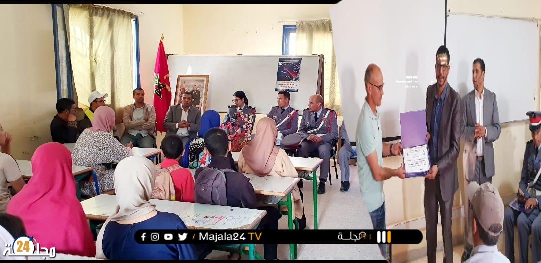 يوم تحسيسي لفائدة تلاميذ و تلميذات ثانوية الفضيلة بمناسبة اليوم الوطني للسلامة الطرقية