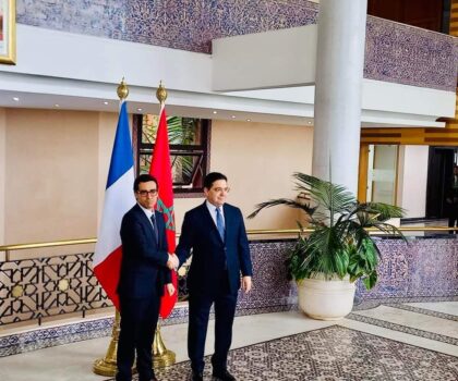 بوريطة يُلاقي نظيره الفرنسي