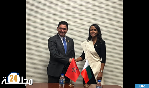 ممثلا لجلالة الملك..بوريطة يتباحث مع نظيرته الملغاشية