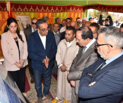 عامل اقليم تيزنيت يقوم بزيارة تفقدية لعدد من المشاريع المهيكلة بالاقليم