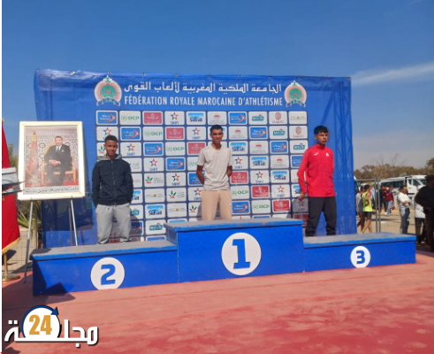 رياضة …. عداء نادي ملوية العليا يتحصل على المرتبة الثانية بسباق بنجرير