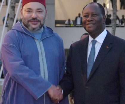 جلالة الملك محمد السادس يهنئ الحسن واتارا وحرمه بعد فوز الكوت ديفوار بالكان