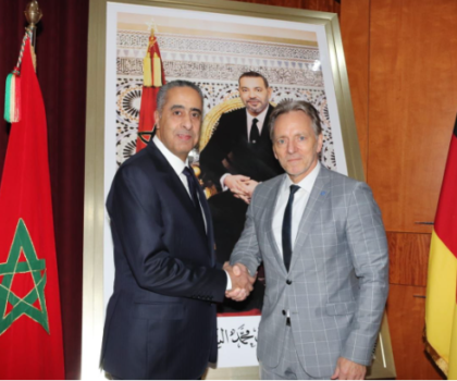  عبد اللطيف حموشي، يستقبل  هولغر مونش  رئيس المكتب الفيدرالي للشرطة الجنائية بدولة ألمانيا