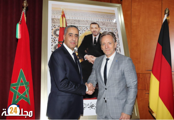  عبد اللطيف حموشي، يستقبل  هولغر مونش  رئيس المكتب الفيدرالي للشرطة الجنائية بدولة ألمانيا