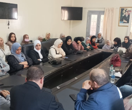 لقاء تواصلي لجمعية تحدي الإعاقة بتيزنيت و الاطر العاملة بالمراكز التابعة لها