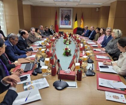 الداكي يجري مباحثات مع رئيسة المجلس الأعلى للعدالة بمملكة بلجيكا