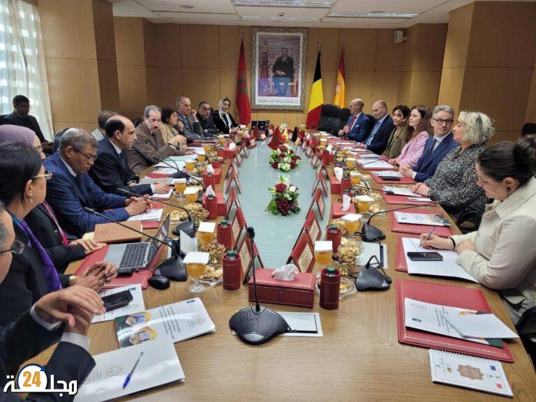 الداكي يجري مباحثات مع رئيسة المجلس الأعلى للعدالة بمملكة بلجيكا