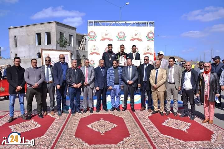 اختتام فعاليات  البطولة الجهوية للعدو الريفي المدرسي بالنواصر