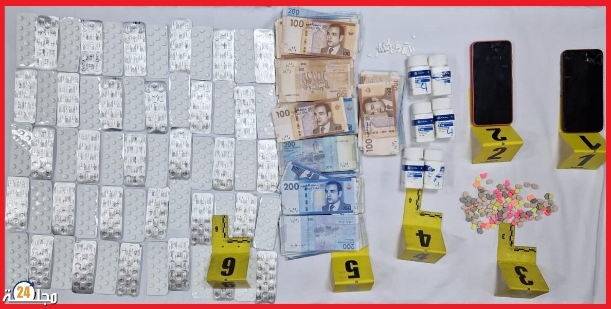 طنجة.. توقيف شخصين تورطا في حيازة وترويج أزيد من 4 آلاف قرص مهلوس