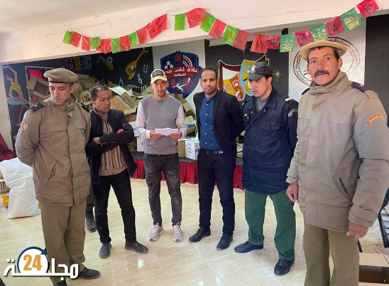 ميدلت …. الخليفة الأول للسيد عامل الإقليم يشرف على انطلاقة عملية توزيع قفة رمضان