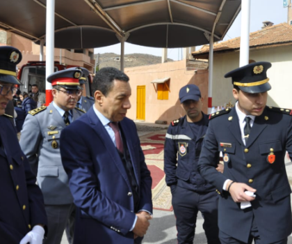الكاتب العام لعمالة خنيفرة يترأس حفل تخليد اليوم العالمي للوقاية المدنية