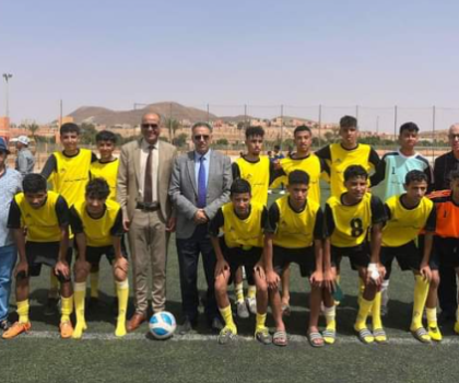  انطلاق منافسات البطولة الجهوية المدرسية لكرة القدم U18 ذكور وإناث بجهة كلميم وادنون.