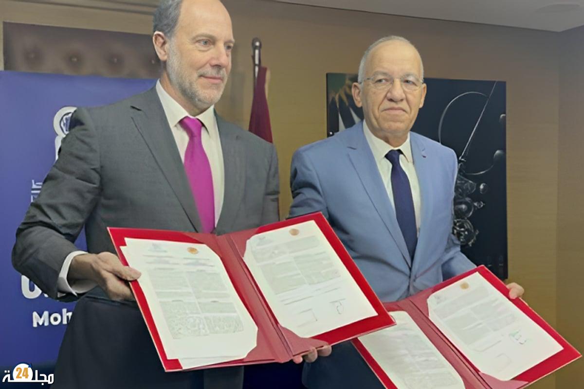 جامعة محمد الخامس توقع اتفاقية تعاون مع جامعة كومبلوتنسي بمدريد