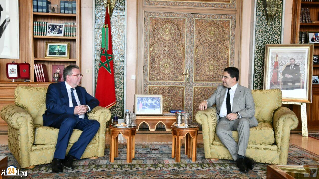 ناصر بوريطة يستقبل الوزيرـ رئيس جهة بروكسيل ـ العاصمة رودي فيرفورت