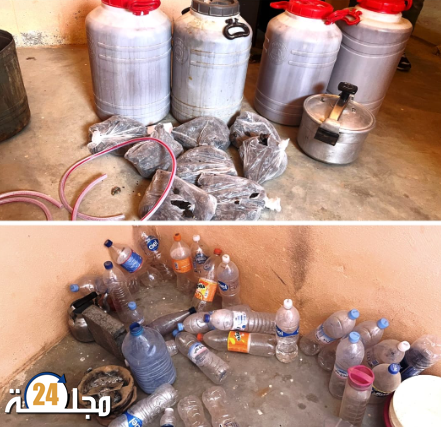 السمارة….. الشرطة القضائية تتمكن من إيقاف رجل و إمرأة للإشتباه بتورطهما بتحضير و ترويج مسكر الماحيا