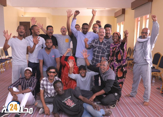 الفنانان محمود بلحسن ومحمد بوبو يتألقان بمعهد الفنون الموريتاني بنواكشوط