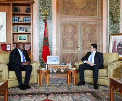 الرباط: ناصر بوريطة يستقبل وزير الشؤون الخارجية والتعاون الدولي بالنيابة في جمهورية زامبيا
