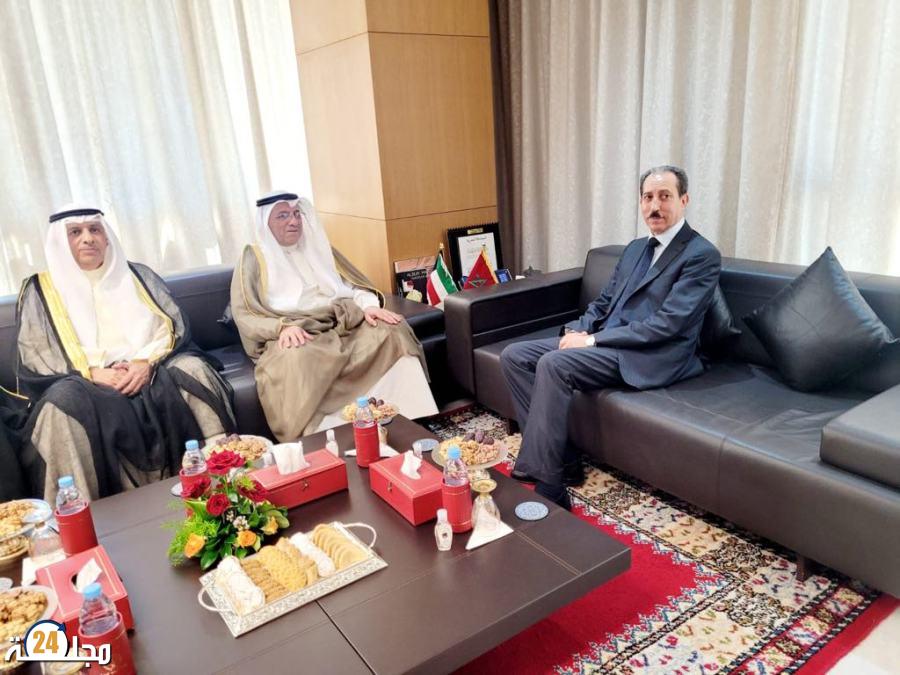 الحسن الداكي يستقبل رئيس المجلس الأعلى للقضاء بدولة الكويت