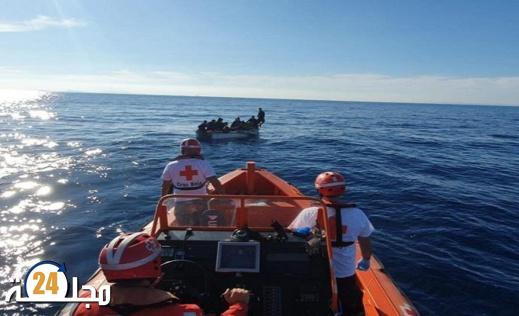 البحرية الإسبانية توقف قاربا يضم 16 شخصا أبحروا من الحسيمة