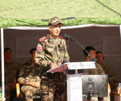 تنفيذا للتعليمات الملكية السامية.. الفريق أول محمد بريظ يستقبل مساعدة وزير الدفاع الأمريكي لشؤون الأمن الدولي